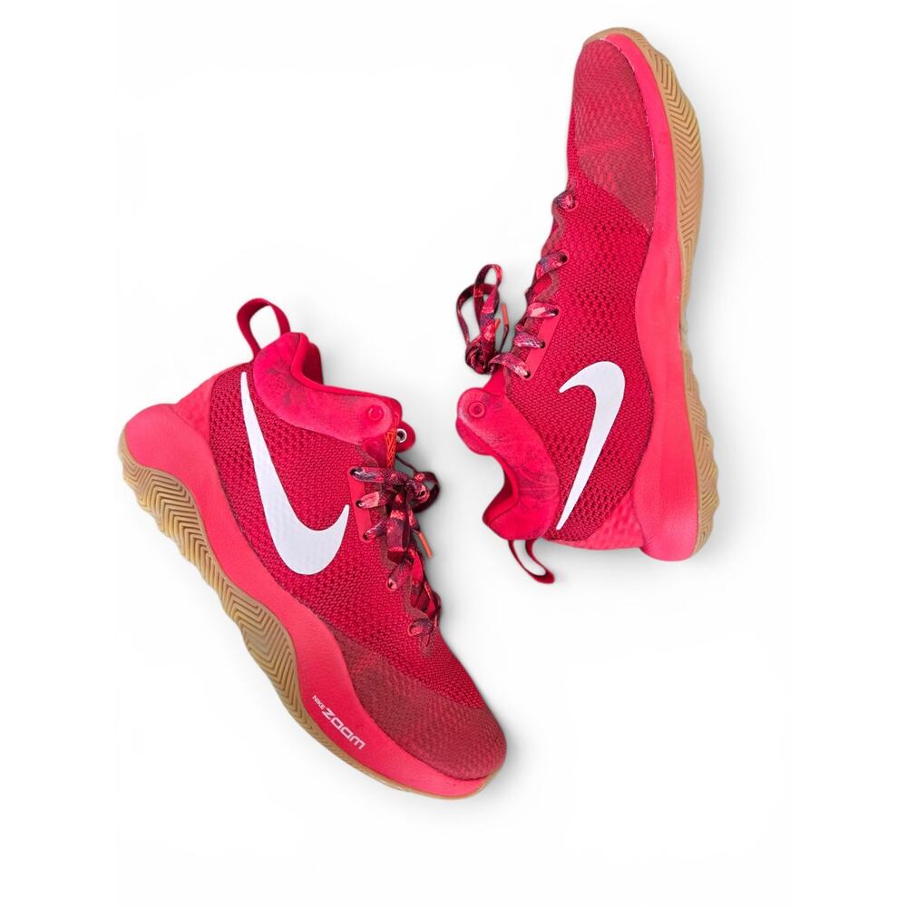 Nike Zoom HyperRev Net Collectors Basketball Shoes Rare Red Gum Sole Size 7.5
